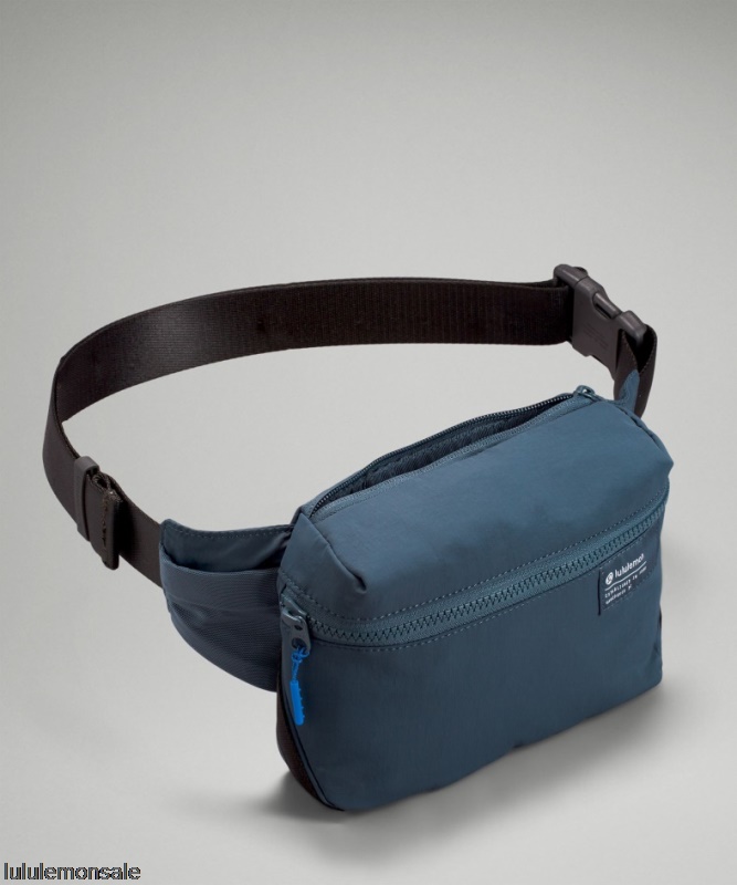 Lululemon Damen DELULU285 | Klare Linien Gürteltasche Iron Blue